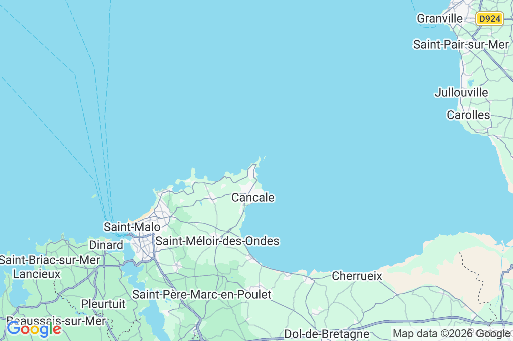 Plage de Port Mer Area Map