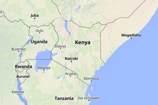 Map of Kenya