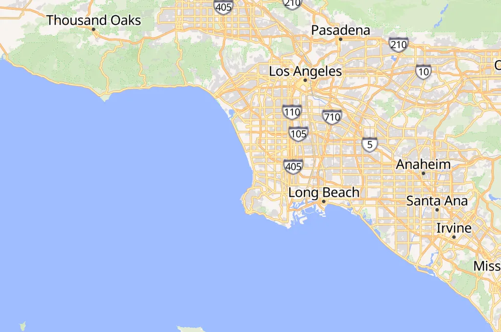 King Harbor Area Map