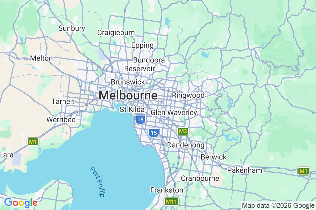 St Benedict's Area Map