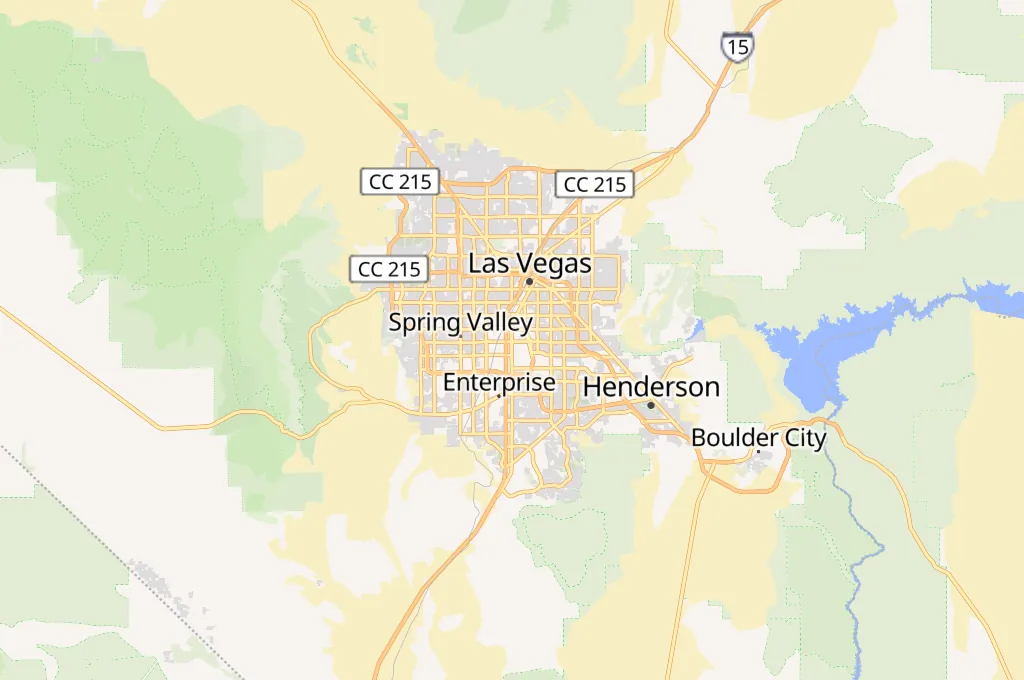 South Las Vegas Strip Area Map South Las Vegas Strip Area Map
