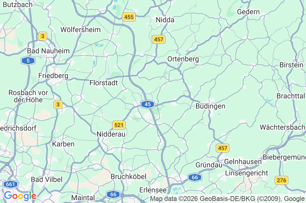 Lindheim Area Map