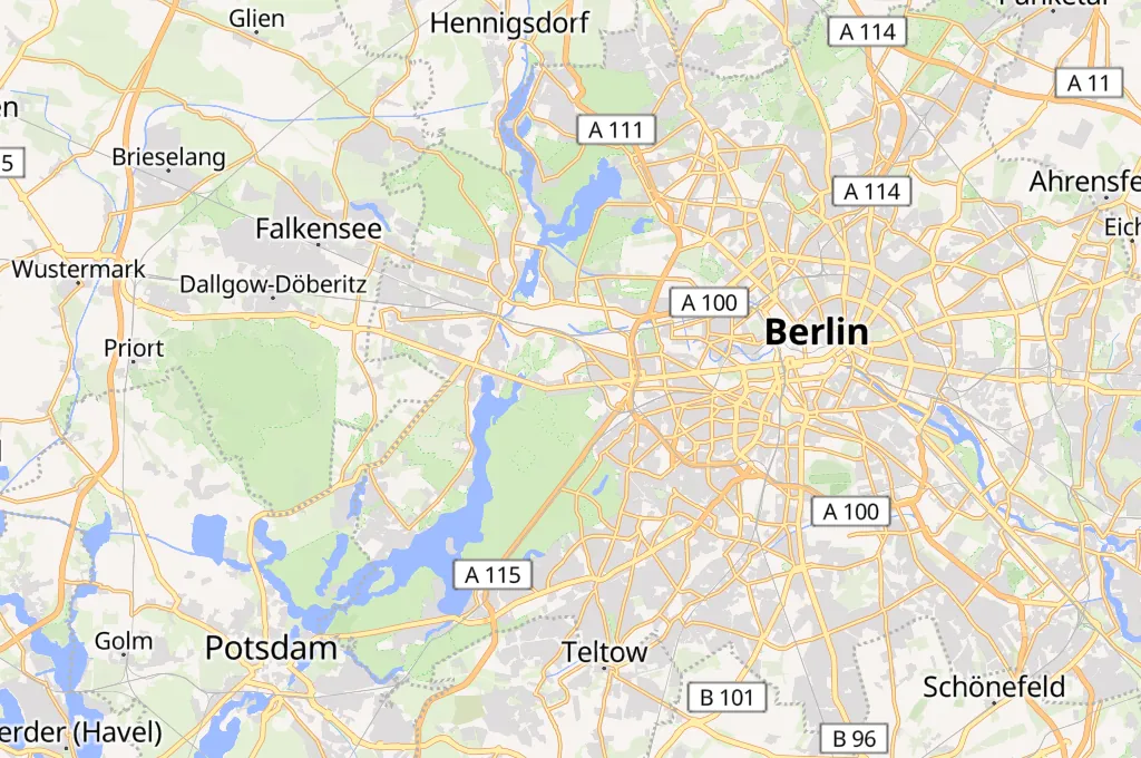 Corbusierhaus Area Map Corbusierhaus Area Map