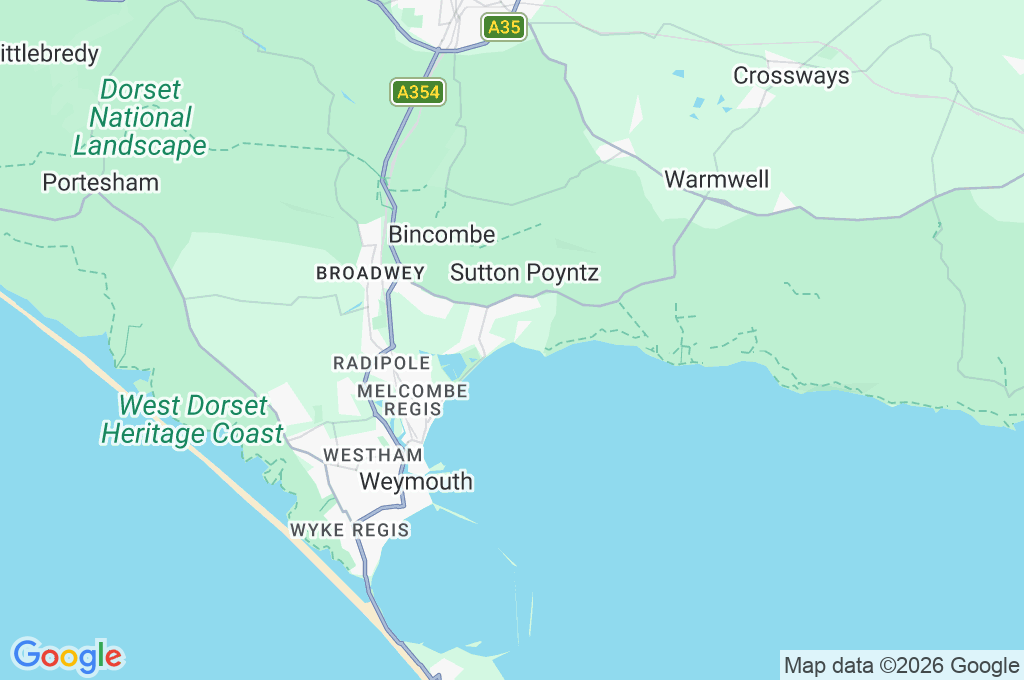 Bowleaze Cove Area Map