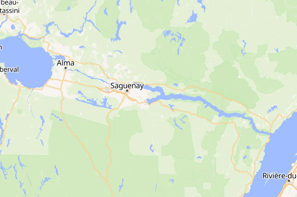 Marina de La Baie Area Map