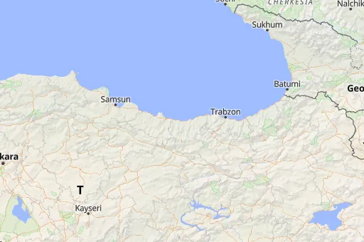 Map of Giresun Merkez