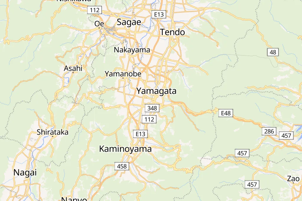 Yamagata Station Area Map Yamagata Station Area Map