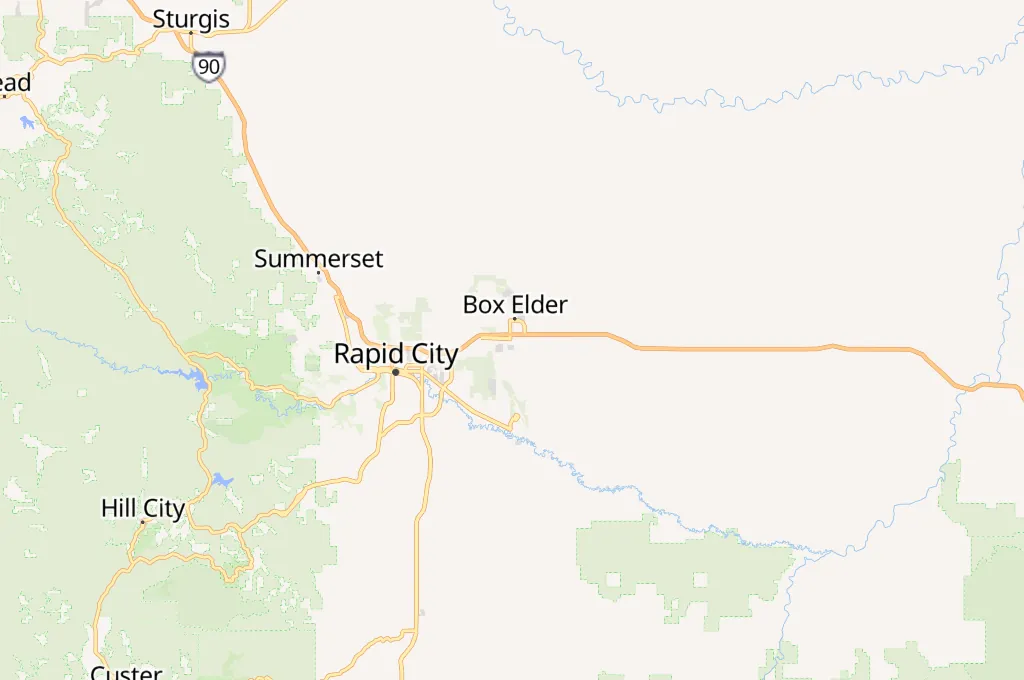 Box Elder Area Map Box Elder Area Map
