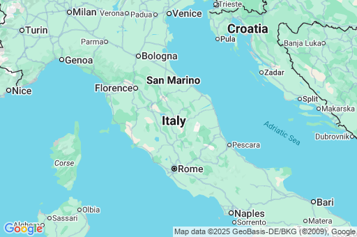Map of Umbria