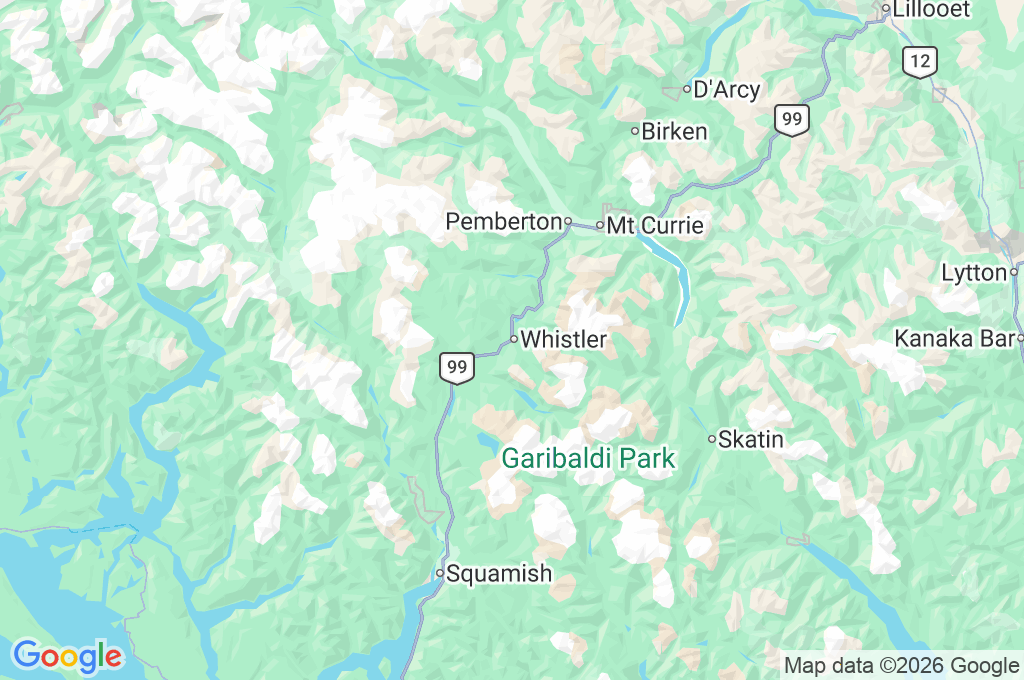 Whistler Golf Club Area Map Whistler Golf Club Area Map