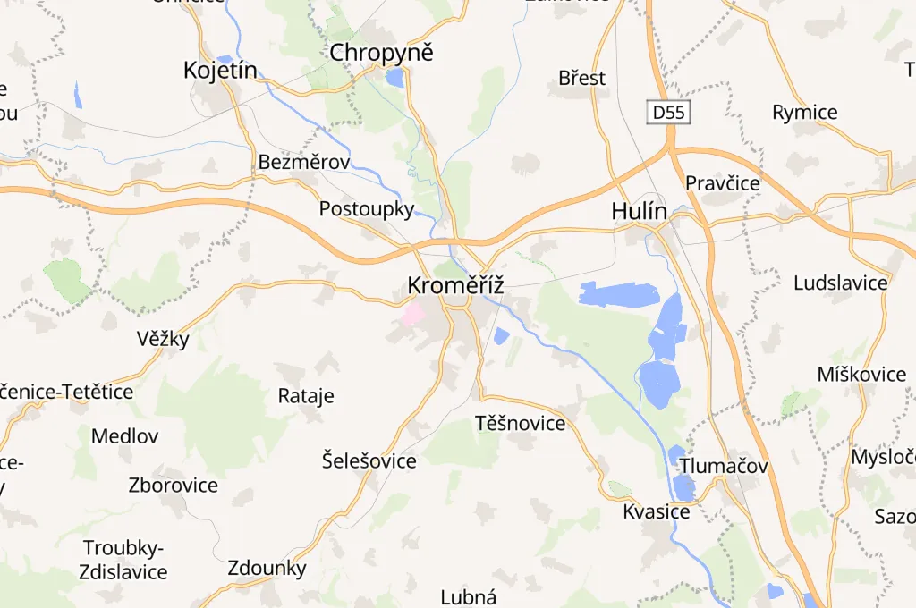 Riegrovo náměstí Area Map