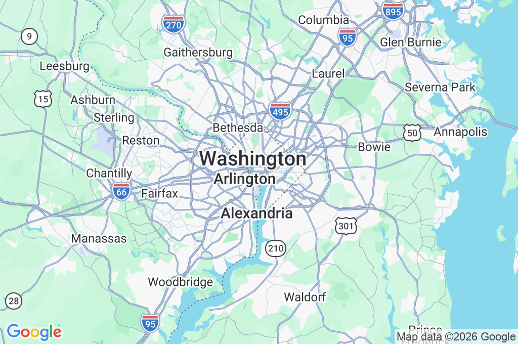 Washington Monument Area Map Washington Monument Area Map
