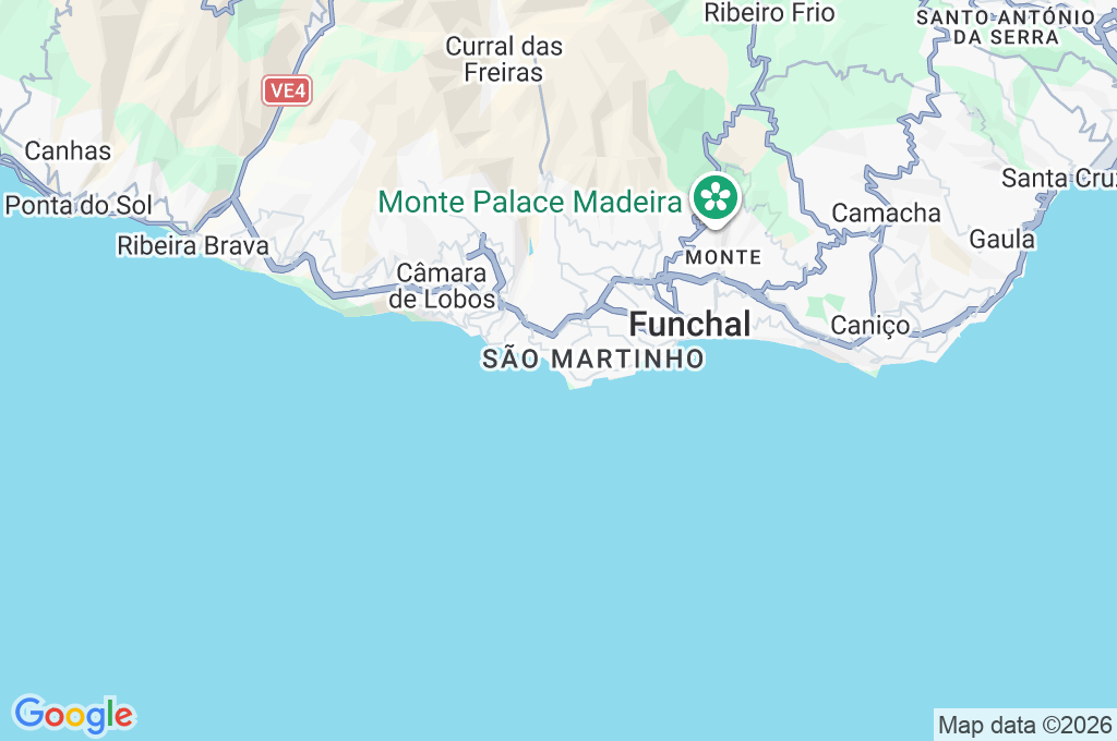 Praia Formosa Area Map