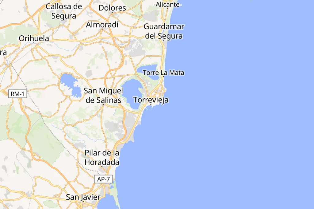 Playa del Cura Area Map Playa del Cura Area Map