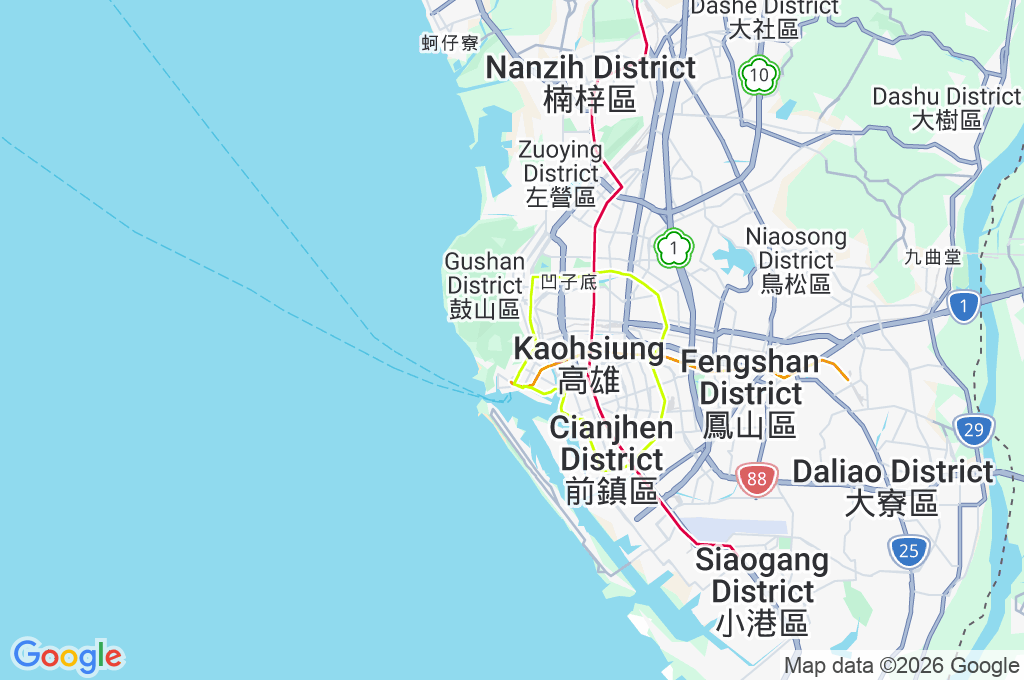 Shoushan Zoo Area Map Shoushan Zoo Area Map