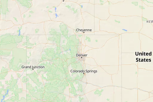 Map of Boulder County