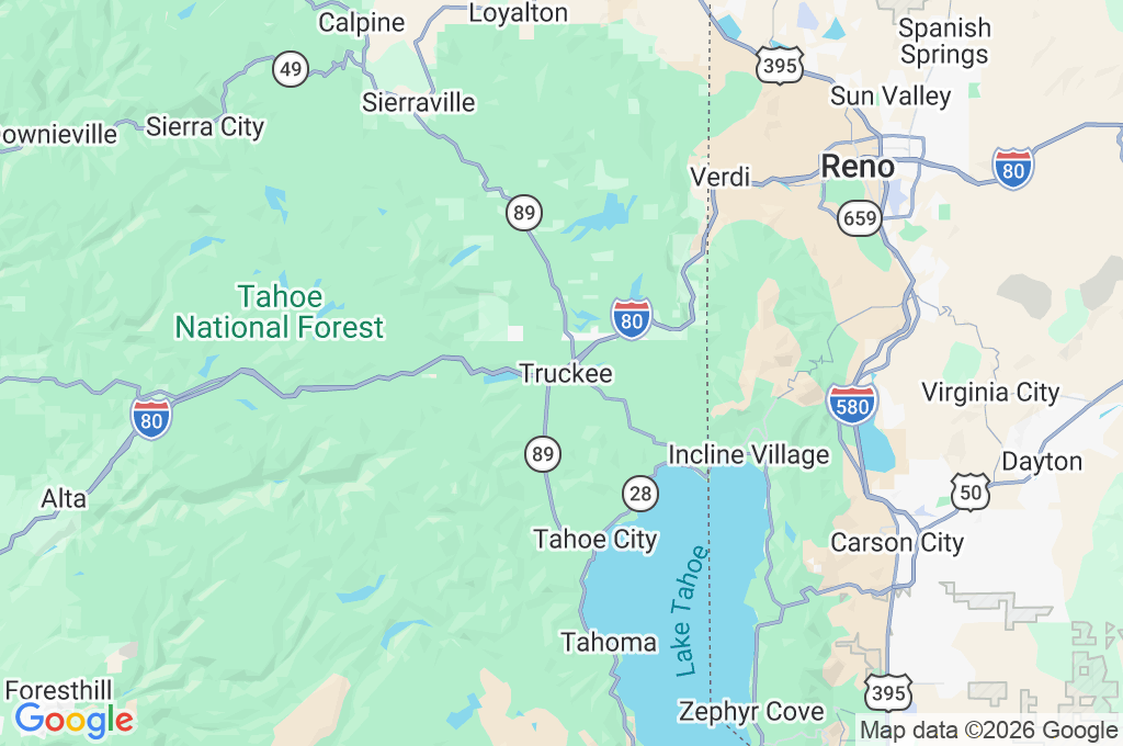 Truckee Railroad Museum Area Map