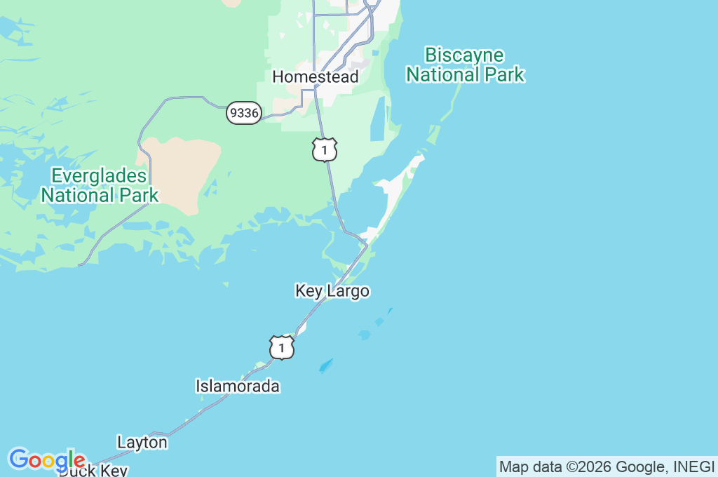 Jewfish Creek Bridge Area Map