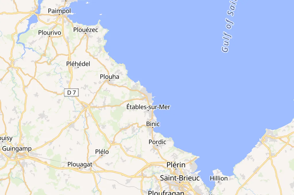 Saint-Quay-Portrieux Area Map Saint-Quay-Portrieux Area Map