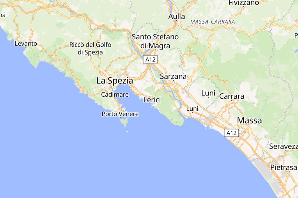 San Terenzo Area Map