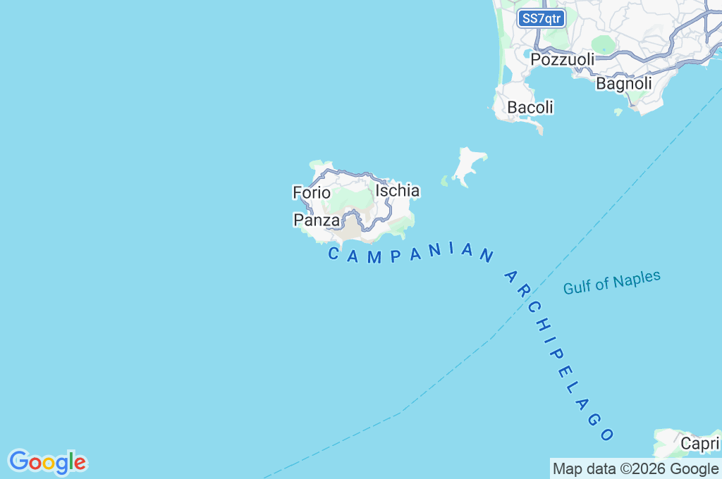 Maronti Beach Area Map Maronti Beach Area Map