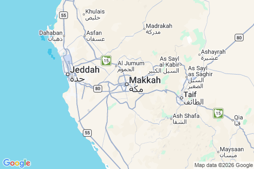 Map of Mecca
