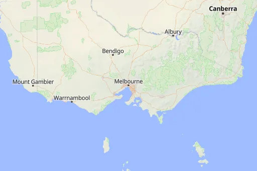 Map of Melbourne