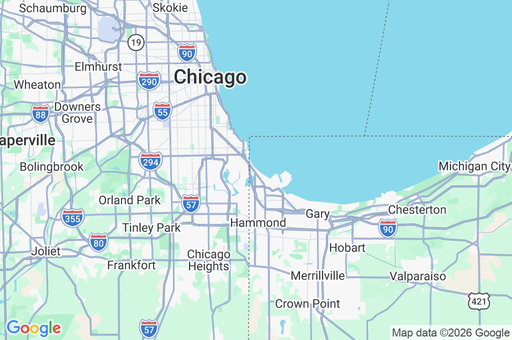 Whiting Area Map Whiting Area Map