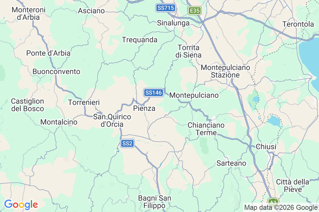 Podere Il Casale Area Map