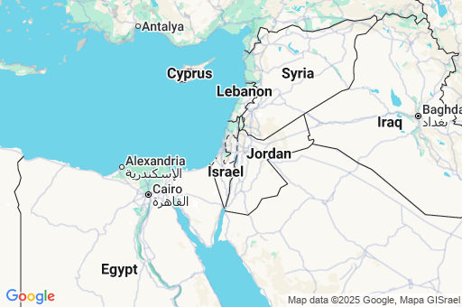 Map of Israel