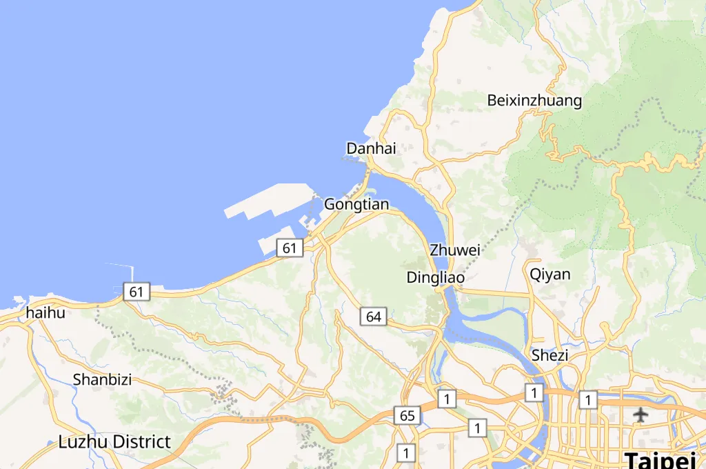 Guimashan Temple Area Map Guimashan Temple Area Map