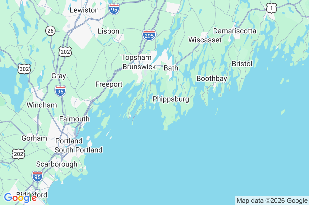Cundys Harbor Area Map Cundys Harbor Area Map