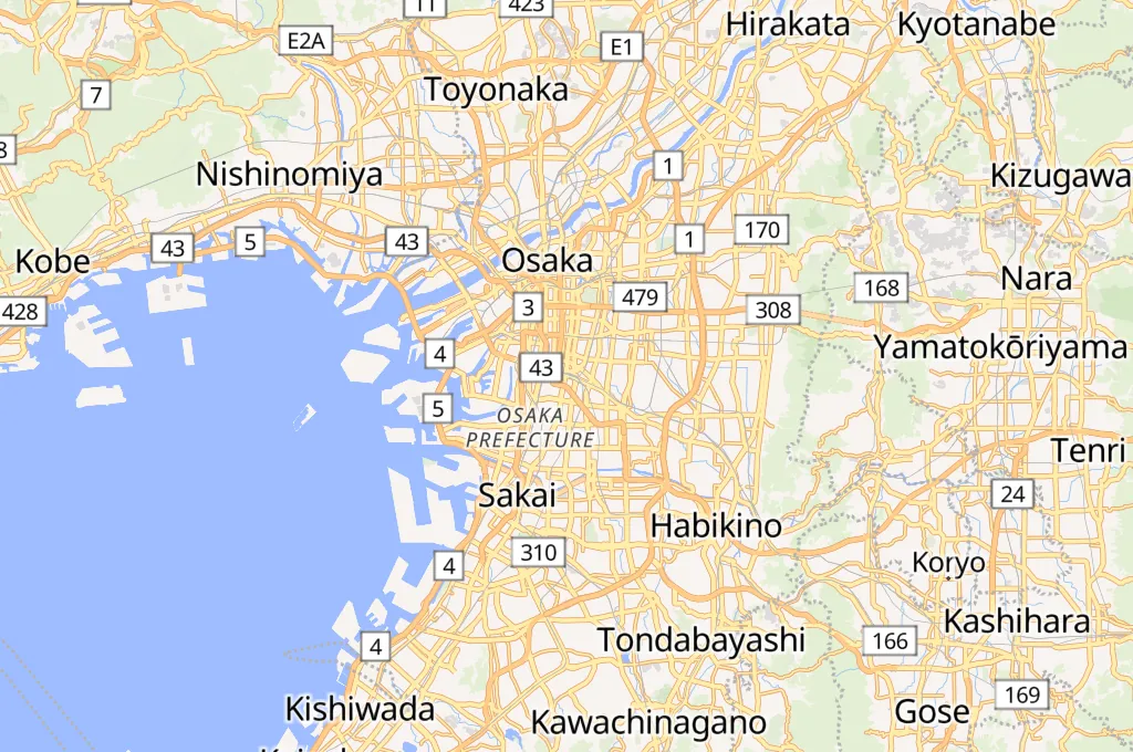 Abeno Harukas Area Map Abeno Harukas Area Map