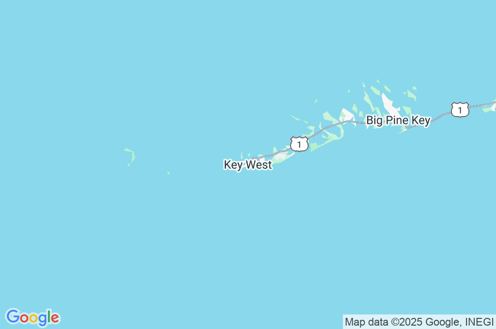 Key West Area Map