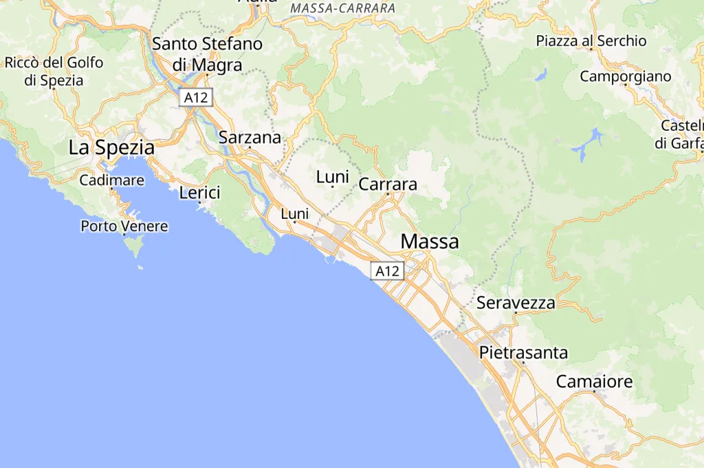 Carrara Area Map