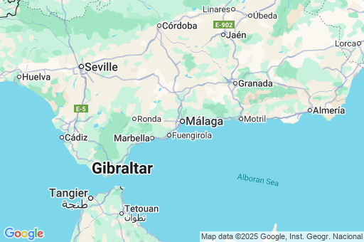 Map of Málaga