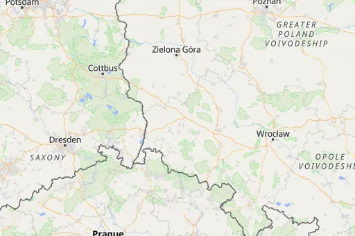 Map of Bolesławiec County
