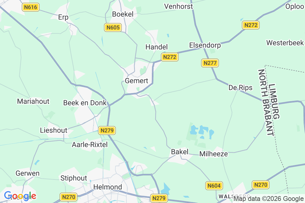 De Mortel Area Map