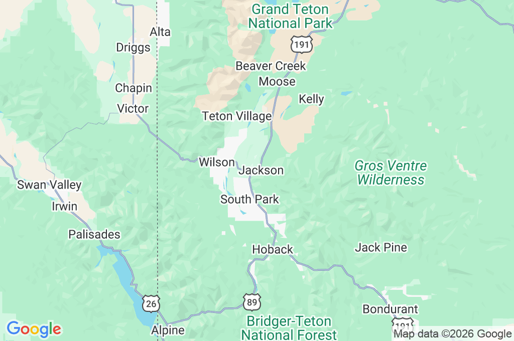 Jackson Area Map Jackson Area Map