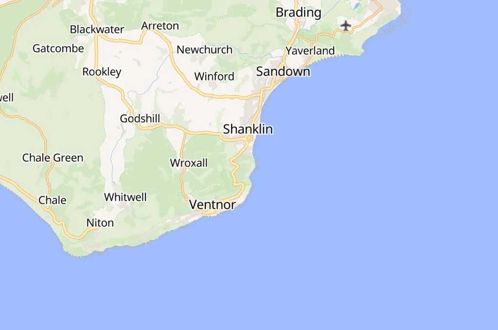 Luccombe Area Map
