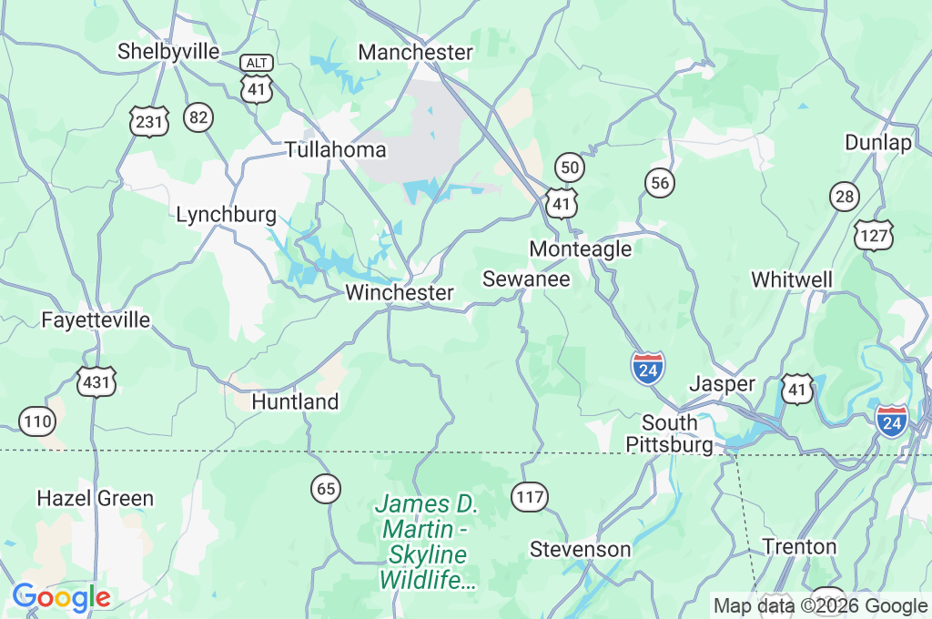 Cowan Area Map