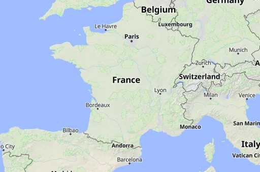 Map of France