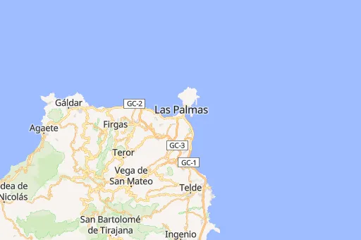 Map of Las Palmas