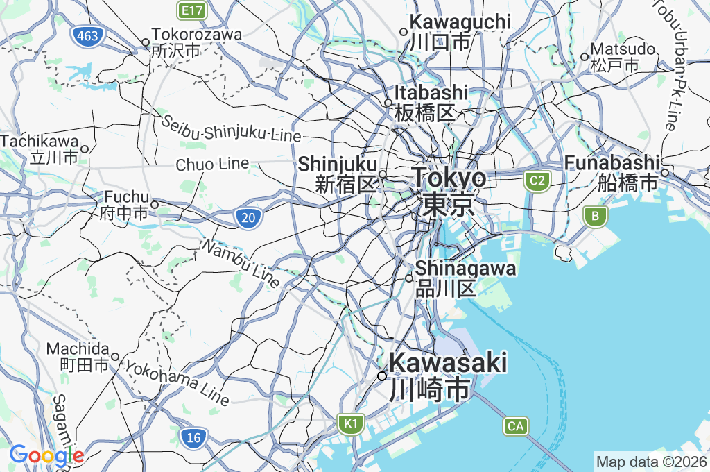Showa Women's University Area Map Showa Women's University Area Map
