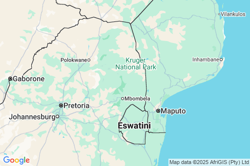 Map of Mpumalanga