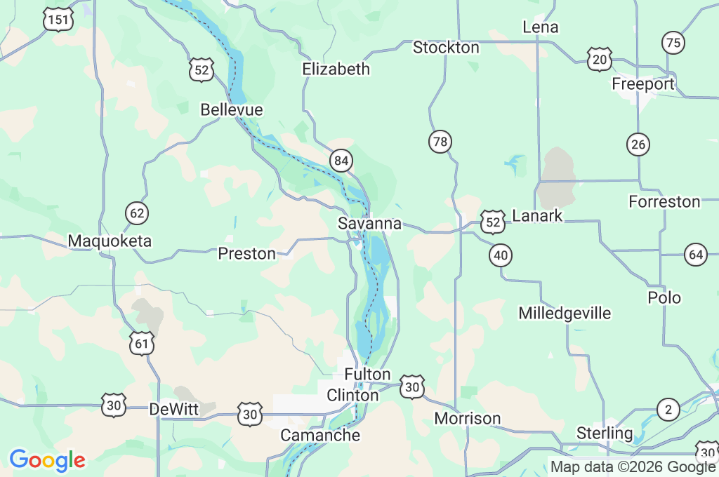 Sabula Area Map Sabula Area Map