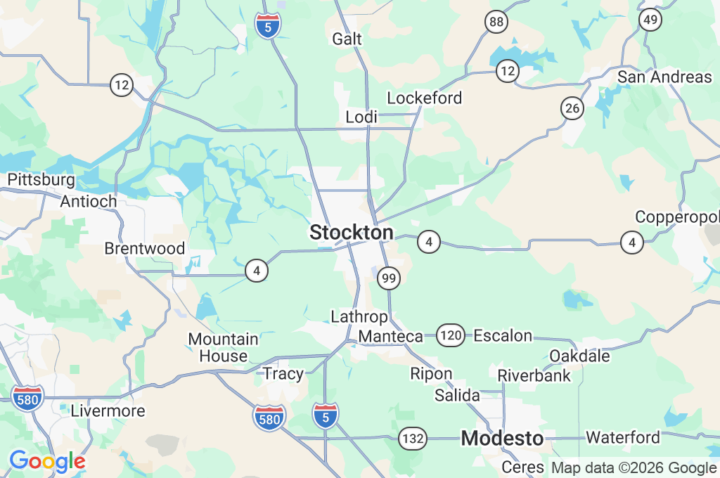 Stockton Diamond Area Map Stockton Diamond Area Map