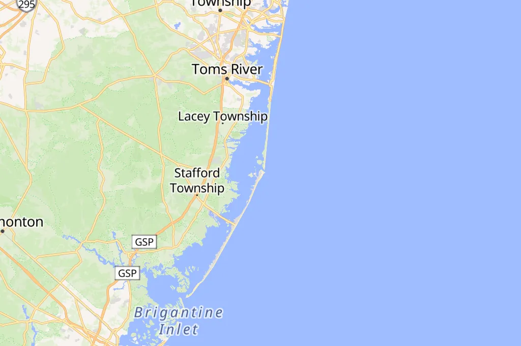 Barnegat Light Area Map Barnegat Light Area Map