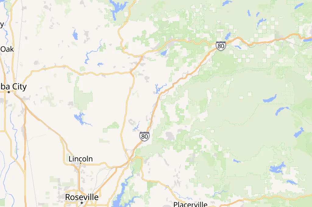 Colfax Area Map Colfax Area Map