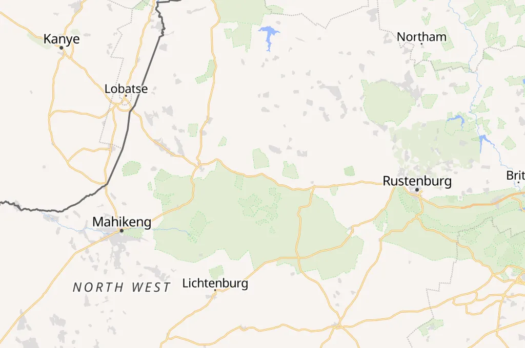 Groot Marico Area Map